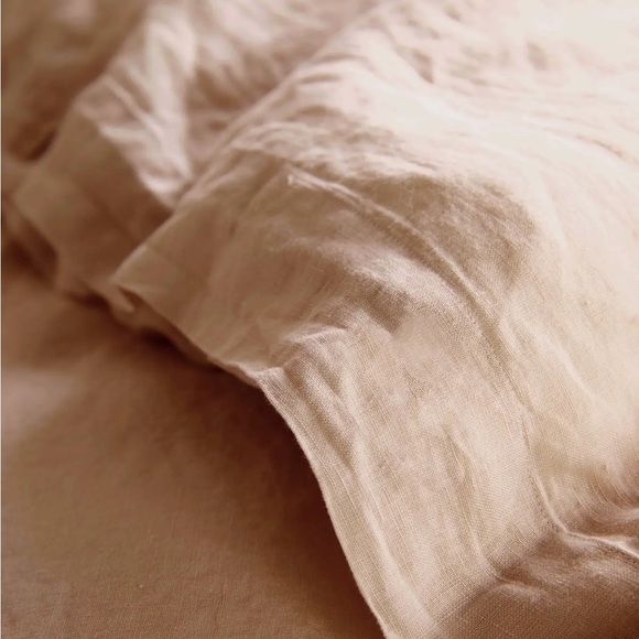 Quince Linen Duvet Cover Queen Desert Sunset - Picture 4 of 6